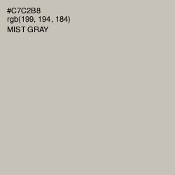 #C7C2B8 - Mist Gray Color Image